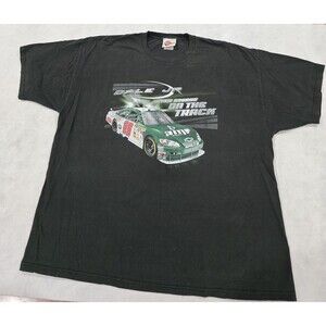Dale Earnhardt Jr Shirt Mens 3XL Black NASCAR Racing 88 Amp Winner's Circle